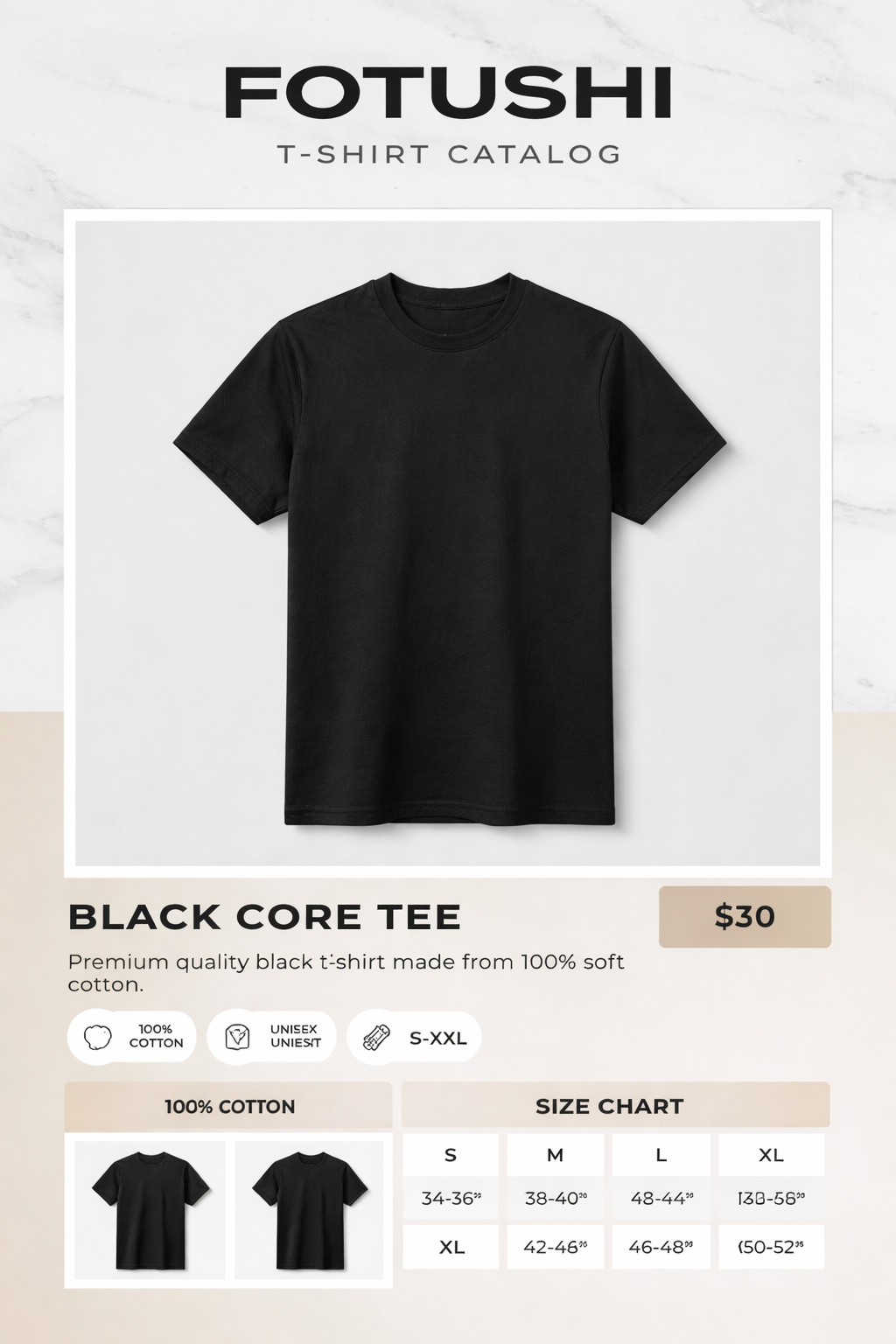 Black Core Tee